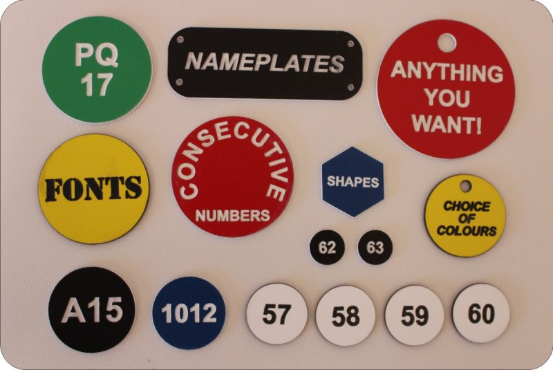 engraved plastic tags and tokens