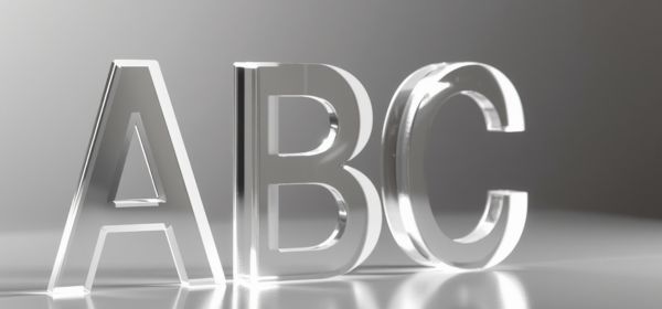 Custom laser cut acrylic Perspex letters
